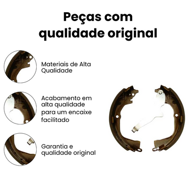 Sapata de Freio Traseira com Haste Volkswagen Amarok - Imagem 3