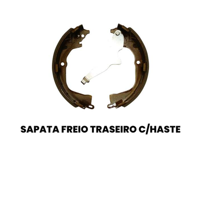 Sapata de Freio Traseira com Haste Volkswagen Amarok - Imagem 2