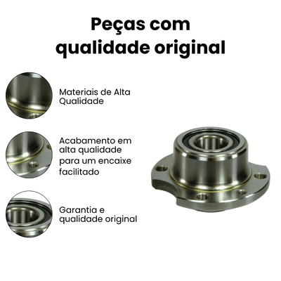 Cubo de Roda Traseiro Direito e Esquerdo FIAT NKF8060 - Imagem 3