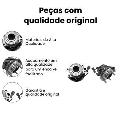 CUBO DE RODA DIANTEIRO DIREITO E ESQUERDO NISSAN NKF8102 - Imagem 3