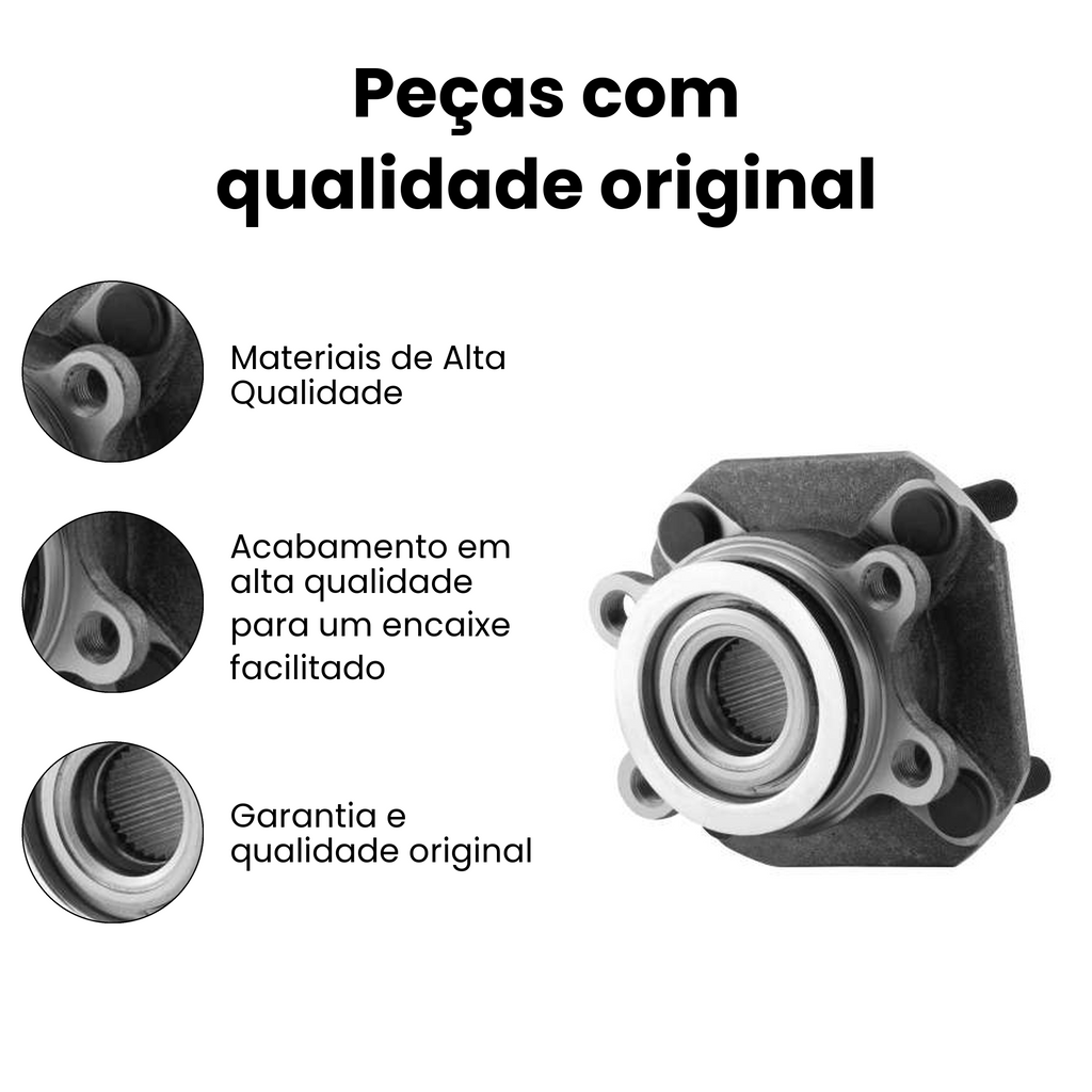 CUBO RODA DIANTEIRO DIREITO/ESQUERDO NISSAN NKF8135 - Imagem 3