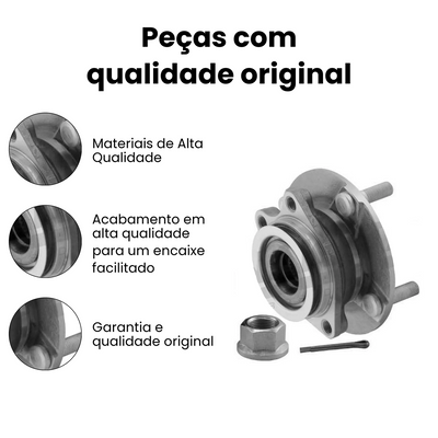 Cubo de Roda Diant Nissan Livina 2008-2014 Tiida 2008-2014 - Imagem 3