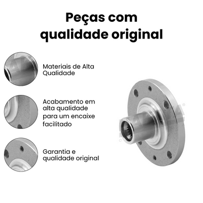 CUBO DE RODA DIANTEIRO DIREITO/ESQUERDO RENAULT NKF8151 - Imagem 3