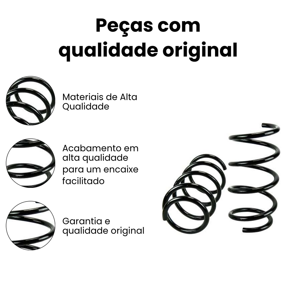 Mola Helicoidal Dianteiro Helicoidal Renault Sandero - Imagem 3