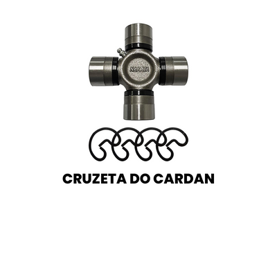CRUZETA DO CARDAN VOLKSWAGEN | MERCEDES BENZ NUJ-L55 - Imagem 2