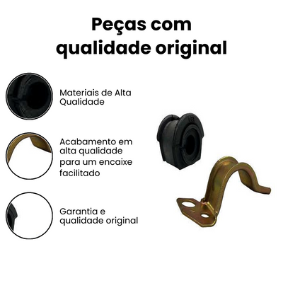 KIT BARRA ESTABILIZADORA DIANTEIRO ESQUERDO Cargo 1317/Co... - Imagem 3