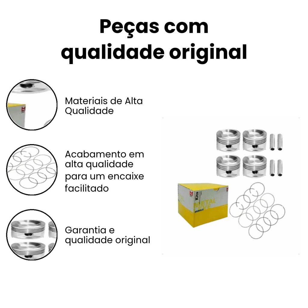 Pistão com Anel STD Cargo 1317/1519/17280 (2000-2008) - Imagem 3