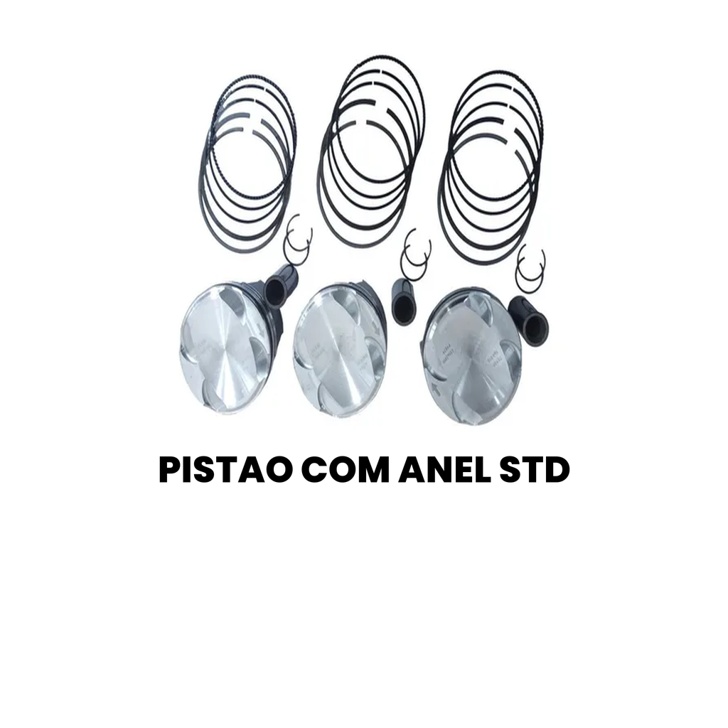Pistão com Anel STD GM Onix/Tracker 19/20 - Imagem 2