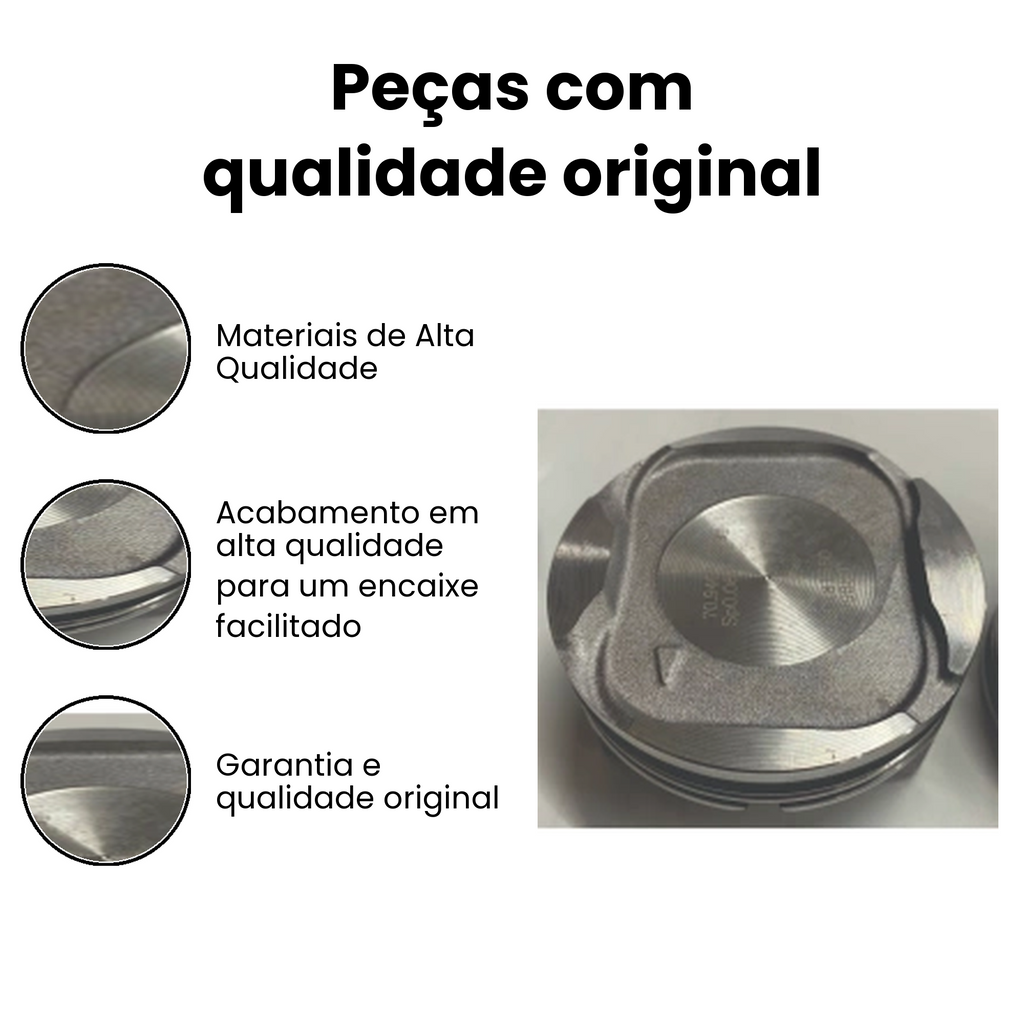Pistão com Anel STD Kwid 2017-2025 - Imagem 3