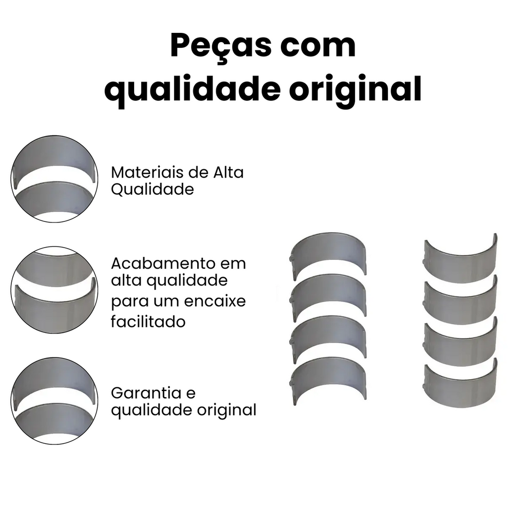 BRONZINA DE BIELA 0,25MM MERCEDES BENZ | TOYOTA SBB236J-025 - Imagem 3