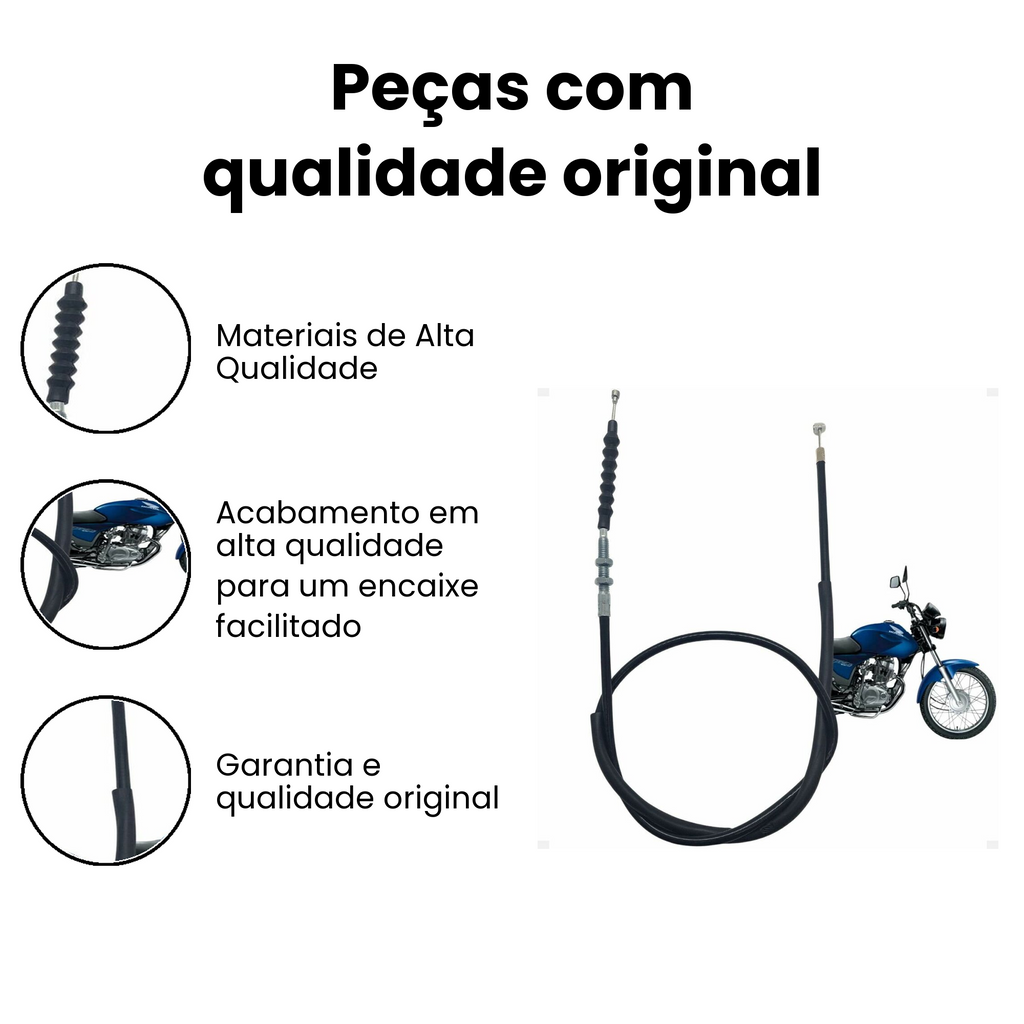 Cabo Embreagem Honda CG 125 02/15 - Imagem 3