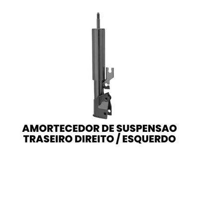 Amortecedor Suspensao Traseiro Direito Esquerdo Fiat Uno - Imagem 2