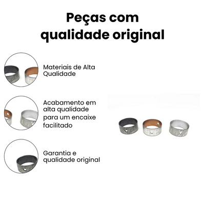 BUCHA DO EIXO DE COMANDO STANDARD MERCEDES BENZ | TOYOTA SEC043J-STD - Imagem 3