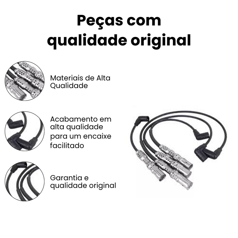 Cabo Vela Ignição Volkswagen Bora Golf Jetta Polo 2.0 8v 200 - Imagem 3
