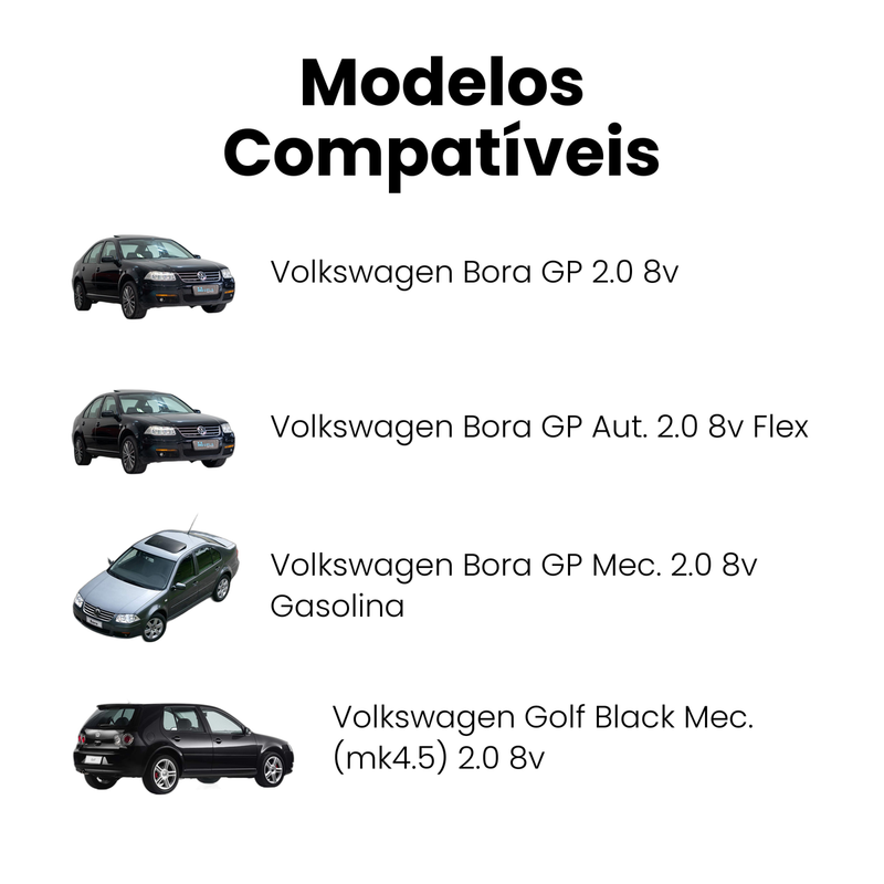 Cabo Vela Ignição Volkswagen Bora Golf Jetta Polo 2.0 8v 200 - Imagem 4