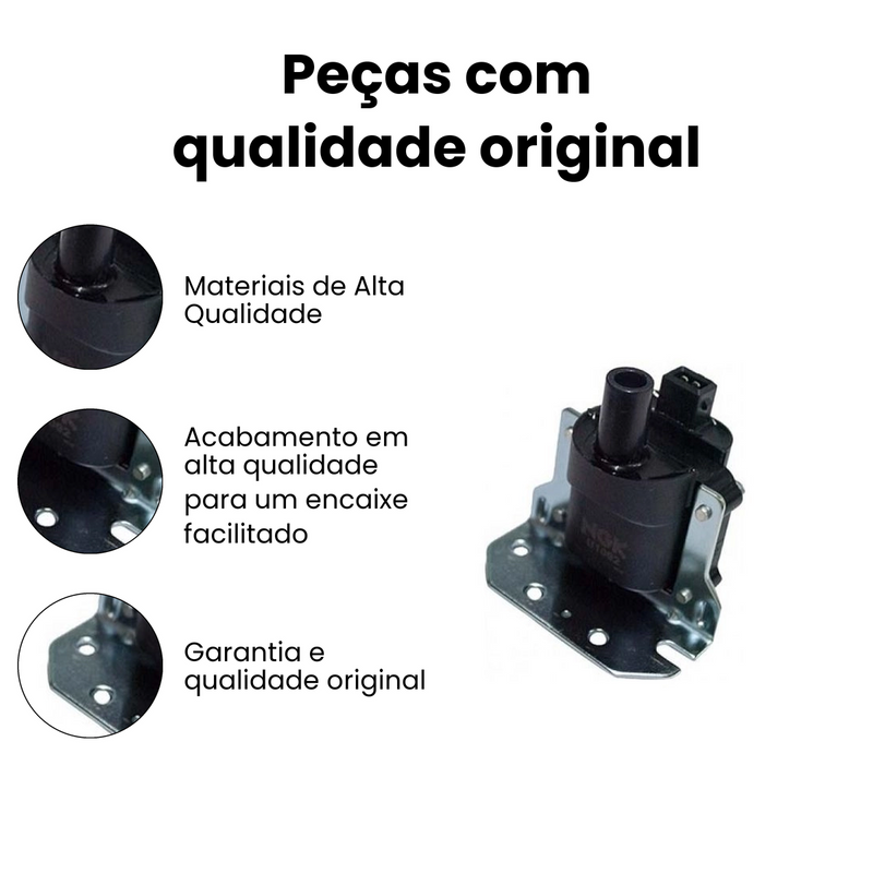 Bobina Ignição Volkswagen Gol 1.6 1.8 2.0 MI Parati Santana - Imagem 3