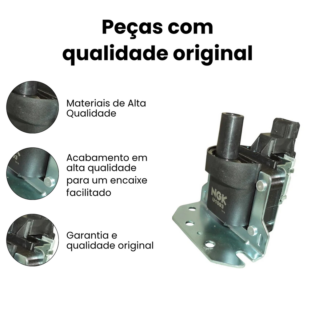 BOBINA DE IGNIÇÃO VOLKSWAGEN U1093 - Imagem 3