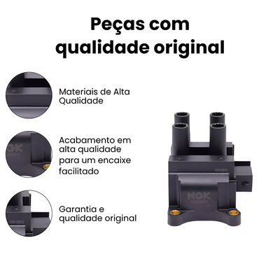 Bobina Ignição Ford Courier 99-08 Ecosport 00-05 Fiesta 03-0 - Imagem 3