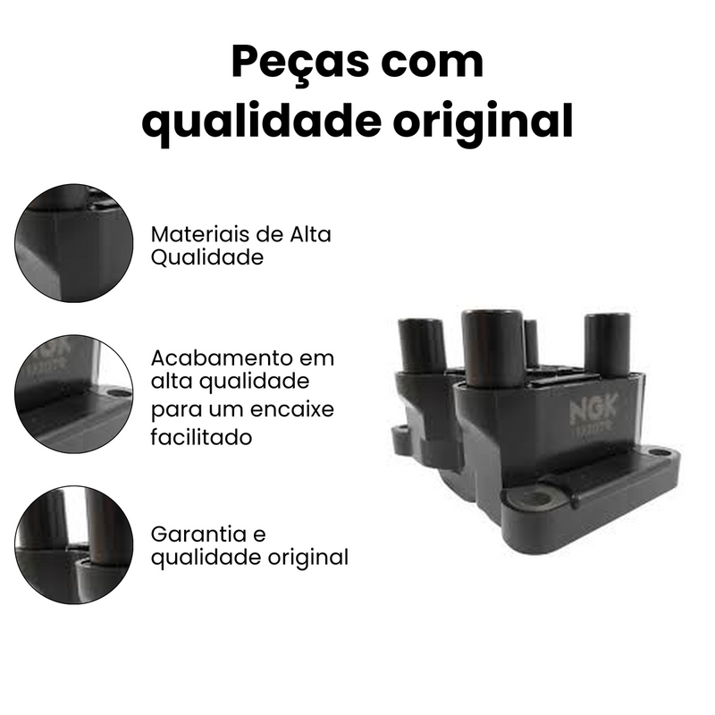 Bobina Ignição Fiat Siena Palio Uno Strada Idea Doblo 1.0 1. - Imagem 3