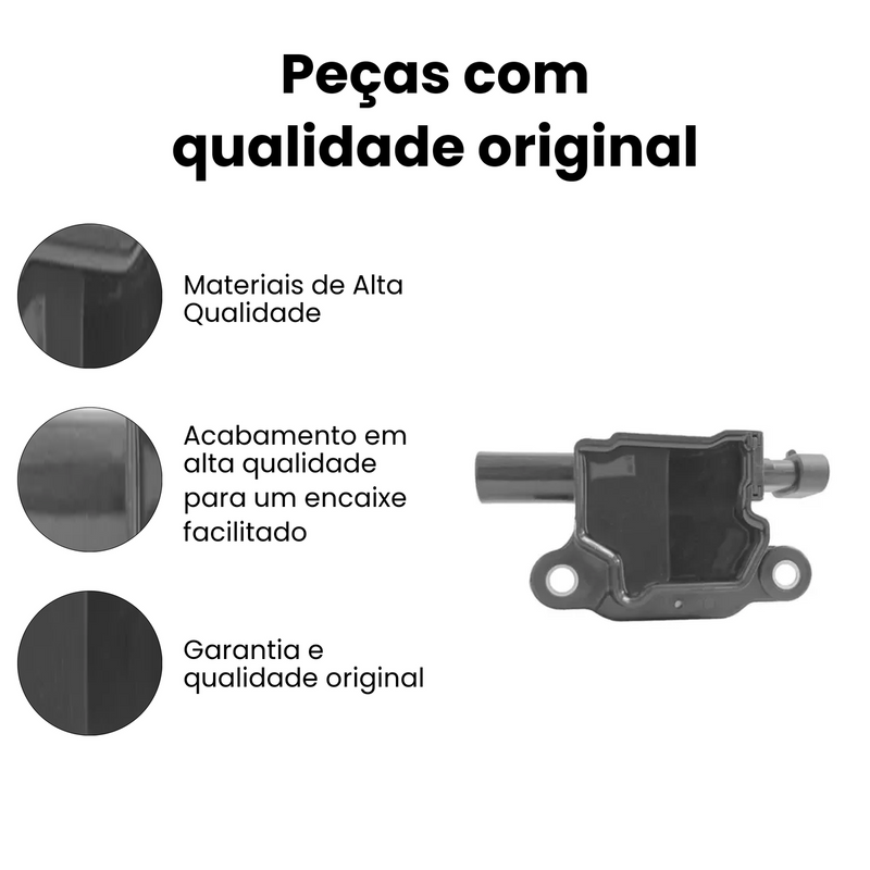 Bobina Ignição Chevrolet Camaro 6.2 V8 Onix Prisma Cobalt Sp - Imagem 3