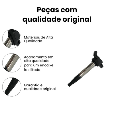 BOBINA DE IGNIÇÃO QUATRO PINOS TOYOTA U5145 - Imagem 3