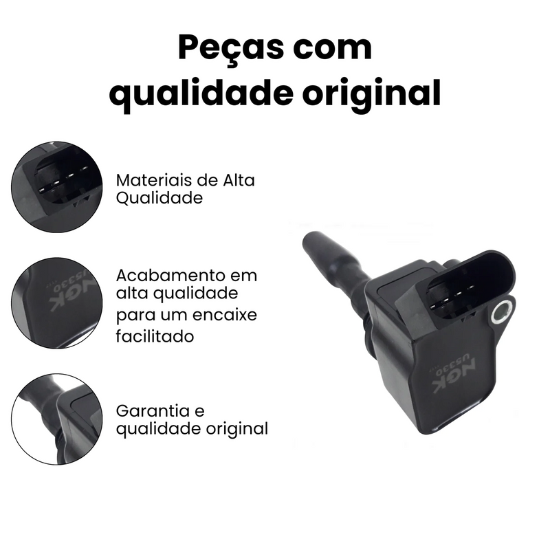 Bobina Ignição VW Gol Voyage G7 Fox Up Crossfox Saveiro Spac - Imagem 3