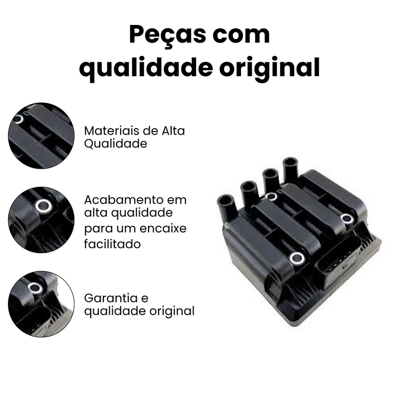 Bobina Ignição Volkswagen Bora Golf Jetta Polo Saveiro 2.0 8 - Imagem 3