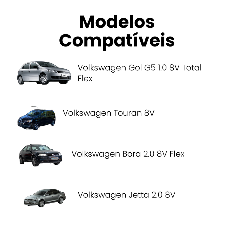 Bobina Ignição Volkswagen Bora Golf Jetta Polo Saveiro 2.0 8 - Imagem 4