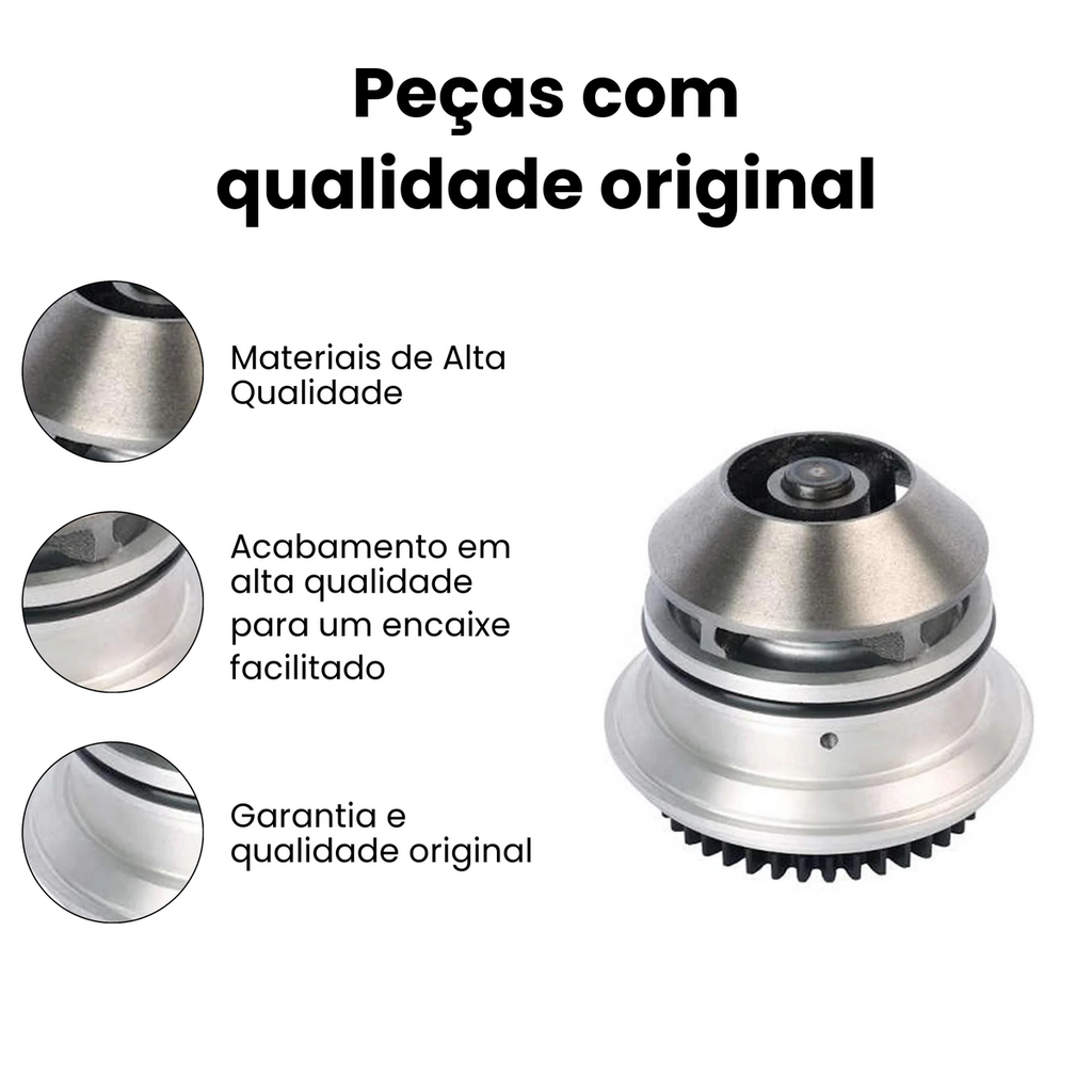 BOMBA DE ÁGUA PUMA | CBT | AGRALE | FORD | VOLKSWAGEN | BUDNY | SANTA MATILDE | DODGE | MASSEY FERGUSON | VALTRA | FIAT ALLIS | CASE IH | IDEAL | FENDT UB-576 - Imagem 3