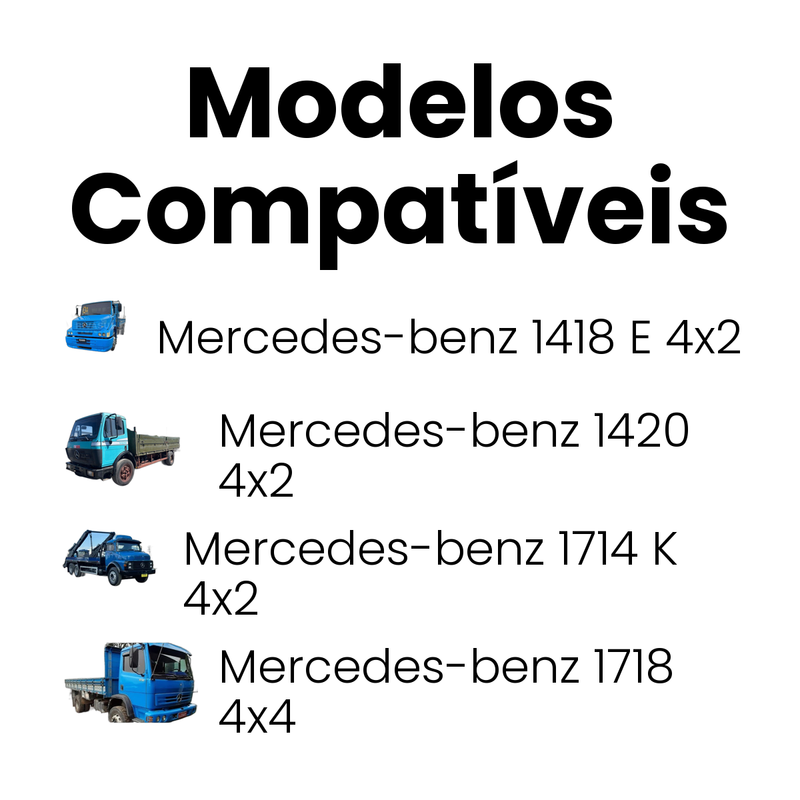 Colar Embreagem Mercedes-Benz 1418 1420 1714 1718 2418 2428 - Imagem 4