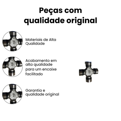 Cruzeta Ford F350 1985-2010 GM A C D10 1990-2005 Iveco Daily - Imagem 3