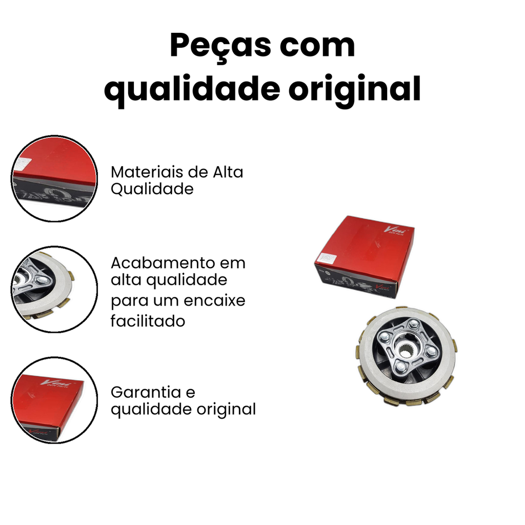 Disco Embreagem CG/Titan/Fan 125/150/160 - Cobreq - Imagem 3