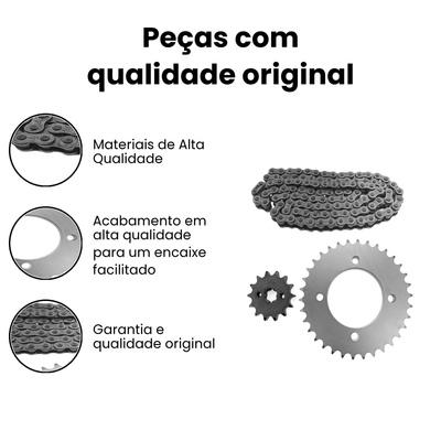 Kit Relação BIZ 100/100+ NGK - BIZ BIZ - Imagem 3