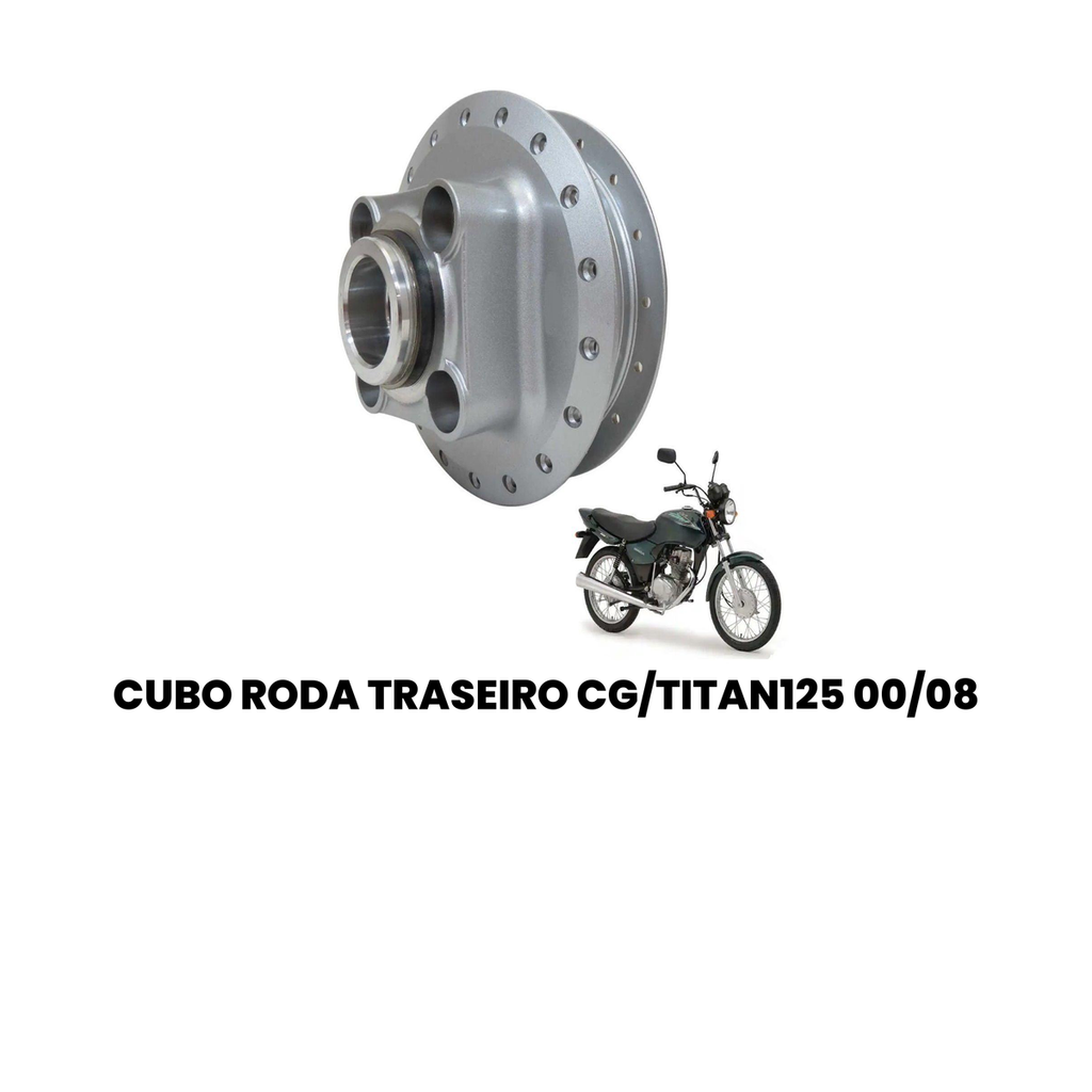 Cubo Roda Traseiro CG/Titan 125 2000 a 2008 - Cobreq - Imagem 2