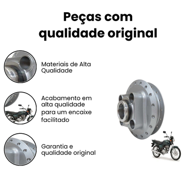 Cubo Roda Traseiro CG/Titan 125 2000 a 2008 - Cobreq - Imagem 3