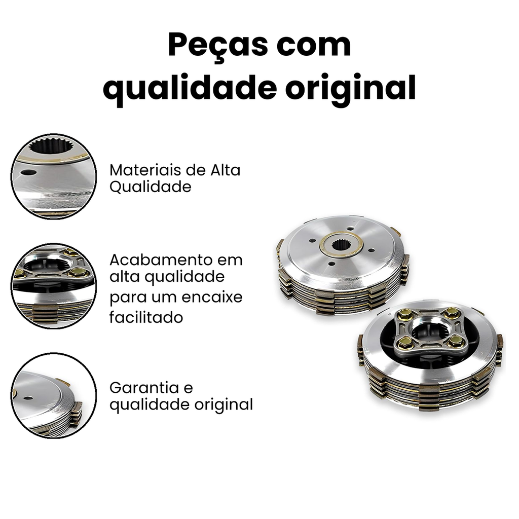 Kit Embreagem Titan 150 CG NXR - Cobreq - Imagem 3