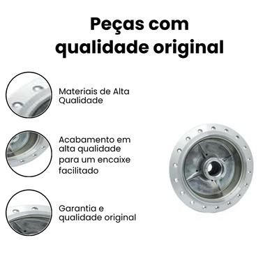 Cubo Roda Dianteiro Bros 125 ES/ESD CG 125KS/Titan - Imagem 3