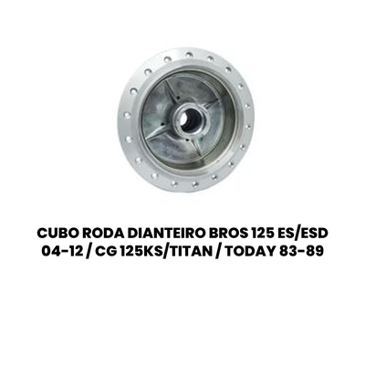 Cubo Roda Dianteiro Bros 125 ES/ESD CG 125KS/Titan - Imagem 2