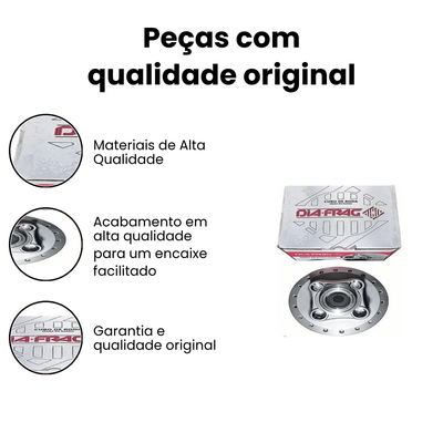 Cubo Roda Dianteiro Titan 125 99/08 - CG CG (COBREQ) - Imagem 3