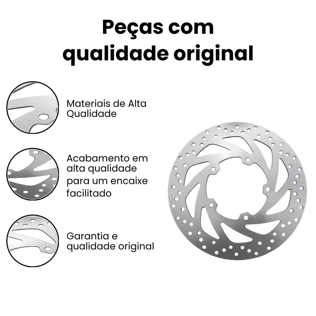 Disco de Freio Dianteiro FAZER250 - YS (COBREQ) - Imagem 2