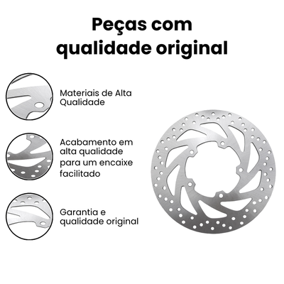 Disco de Freio Dianteiro FAZER250 - YS (COBREQ) - Imagem 2