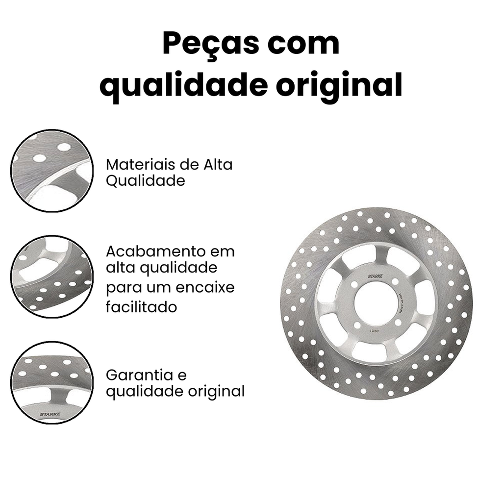 Disco de Freio Dianteiro YBR125 00/08 - COBREQ - Imagem 3