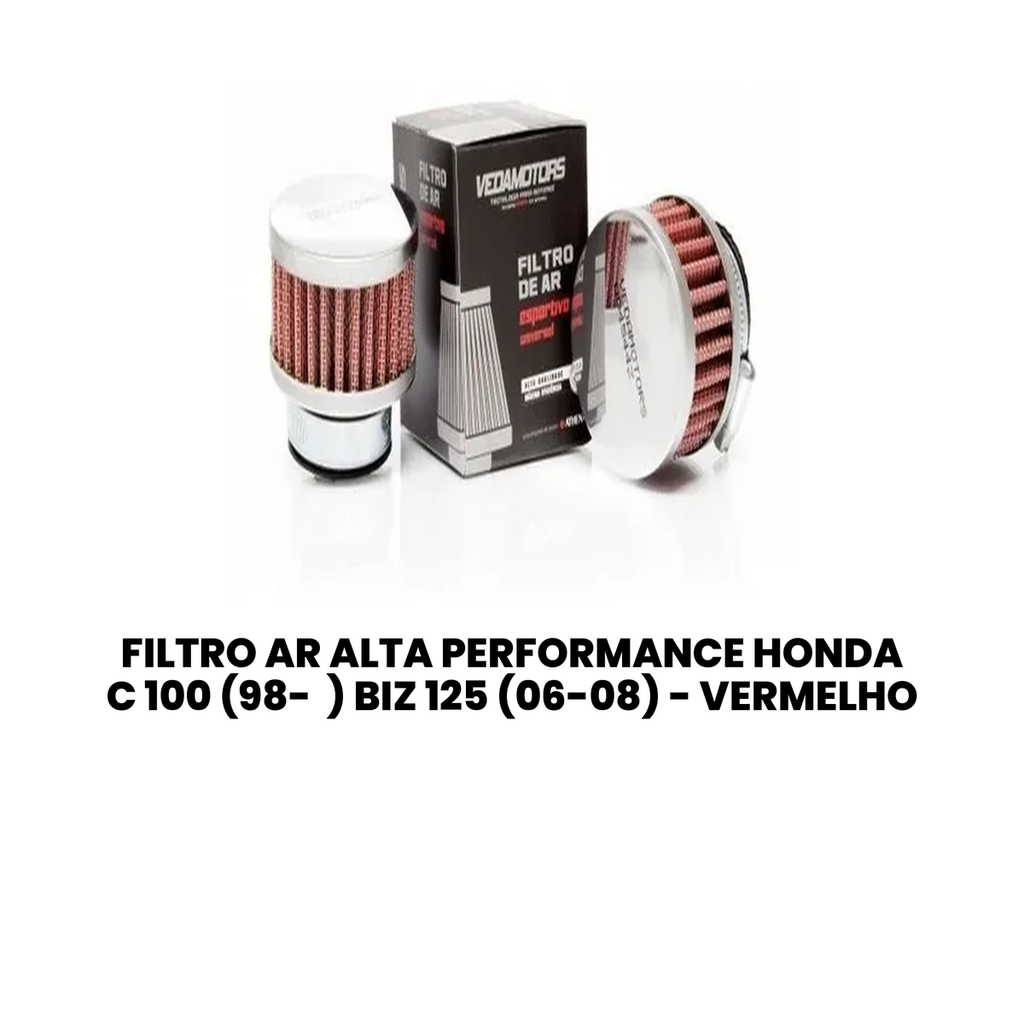 Filtro de Ar Alta Performance Honda C100 e Biz 125 - - Imagem 2