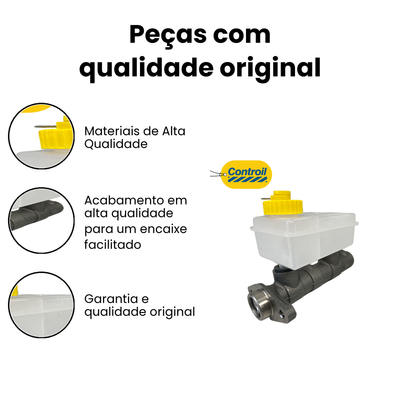 Cilindro Mestre de Freio c/ Reservatório Gol Virtus - Imagem 3