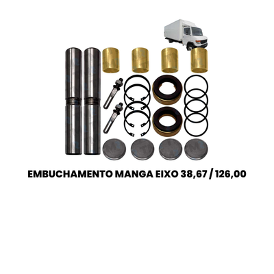 Embuchamento Manga Eixo Kombi 38,67 / 126,00 - Imagem 2