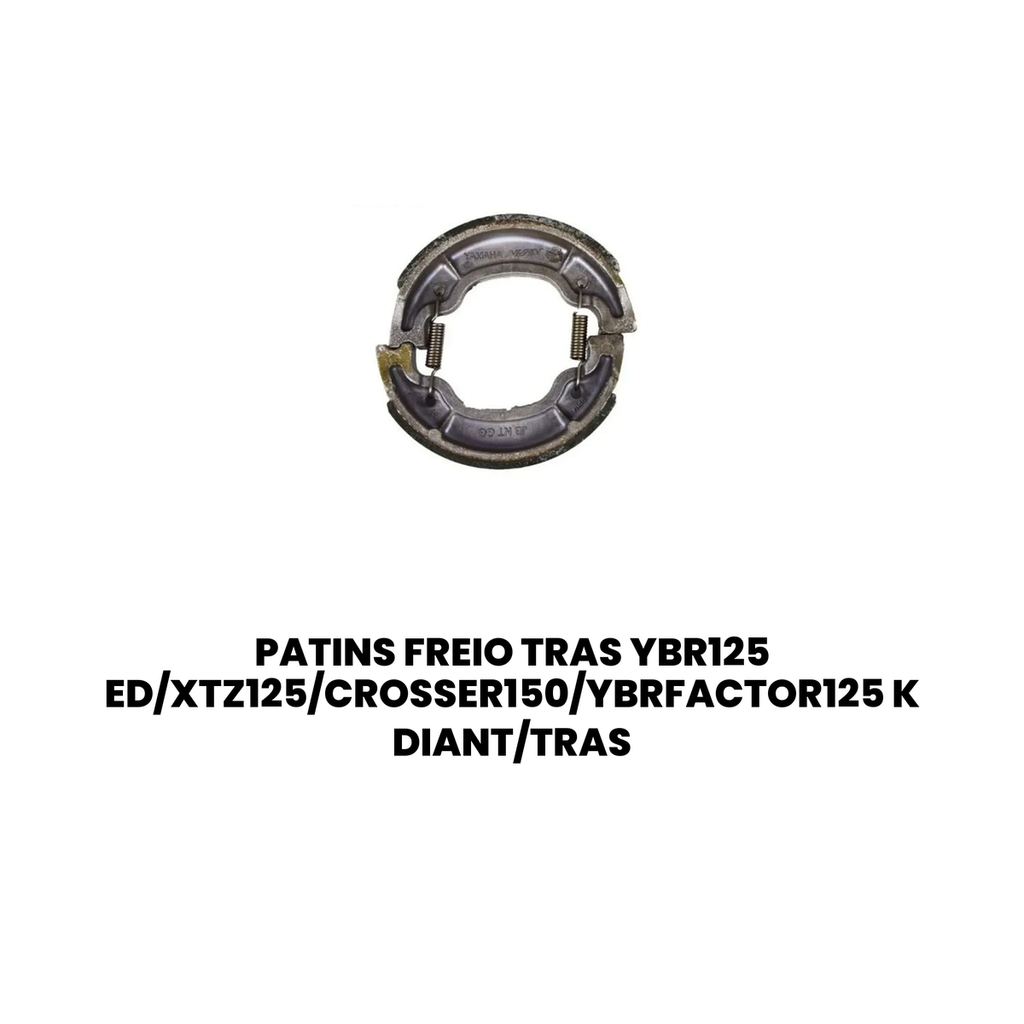 Patins Freio Traseiro YBR125/XTZ125/Crosser150 - Cobreq - Imagem 2