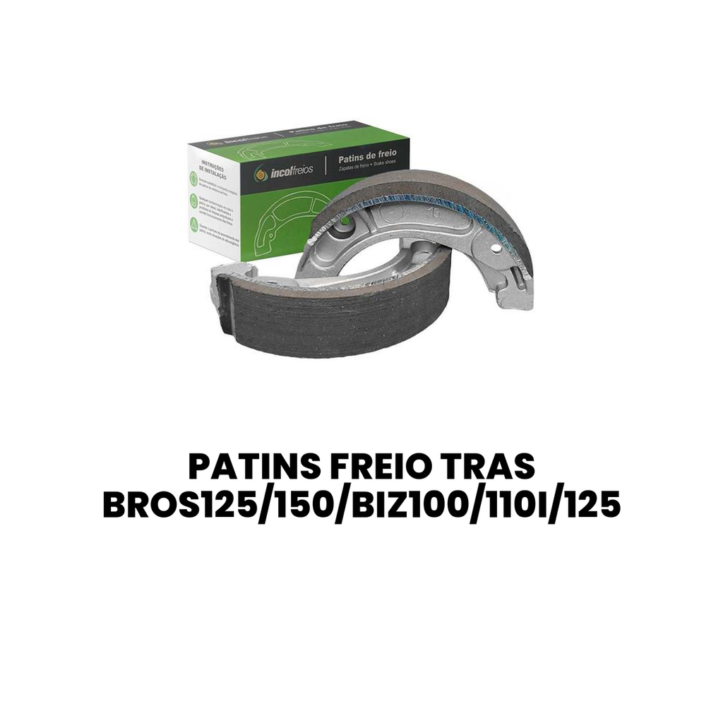 Patins Freio Traseiro Bros 125/150/Biz/Super Pop - COBREQ - Imagem 2