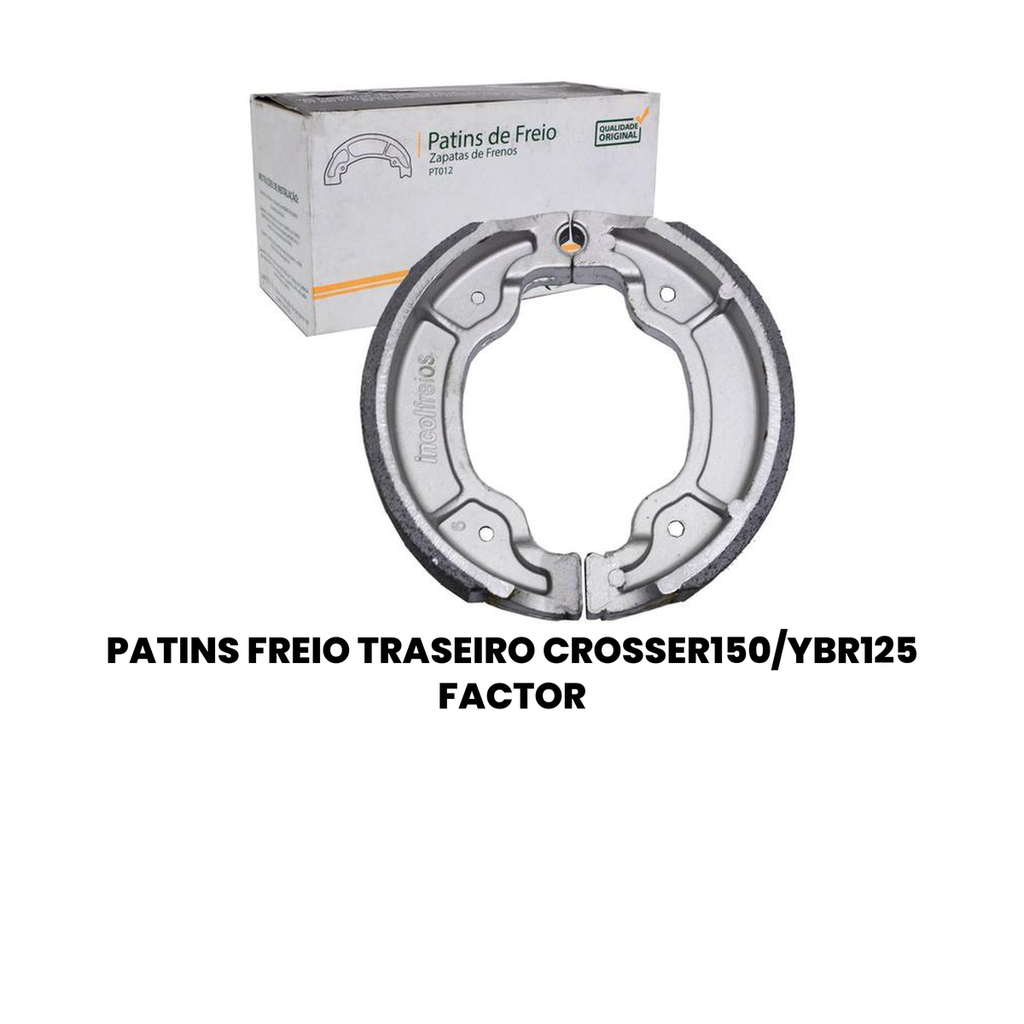 Patins Freio Traseiro Crosser 150/YBR 125 Factor - YBR - Imagem 2