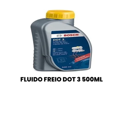 Fluido de Freio DOT 3 500ml Bosch - Parati, Siena - Imagem 2
