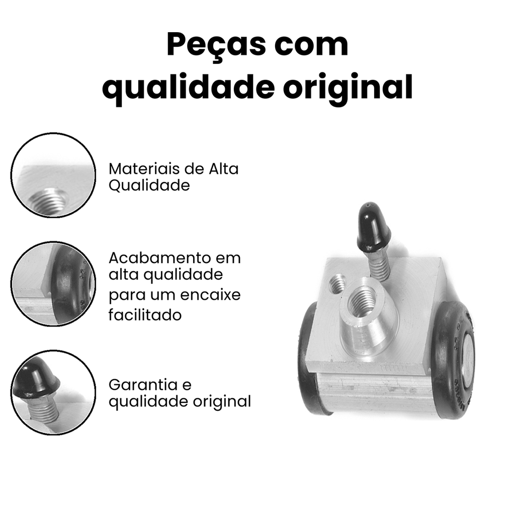 Cilindro de Roda de Freio BOSCH Logan Clio - Imagem 3